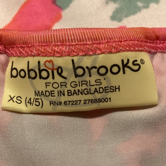 Bobby Brooks for girls size XS Pink multicolor two-piece - Picture 3 of 4